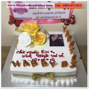 Bánh Sinh Nhật In Hình Ảnh - H496